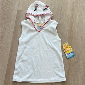 Ladybug Hood Swim Coverup size 5